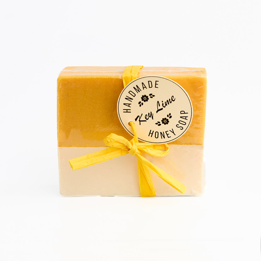 Keez Beez Handmade Honey Soap Gift Set: Coconut & Key Lime