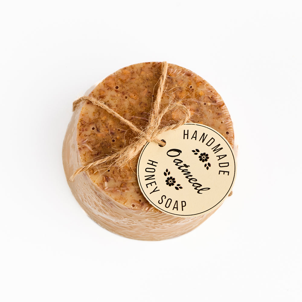 Handmade Honey Soap Gift Set: Oatmeal & Goat Milk