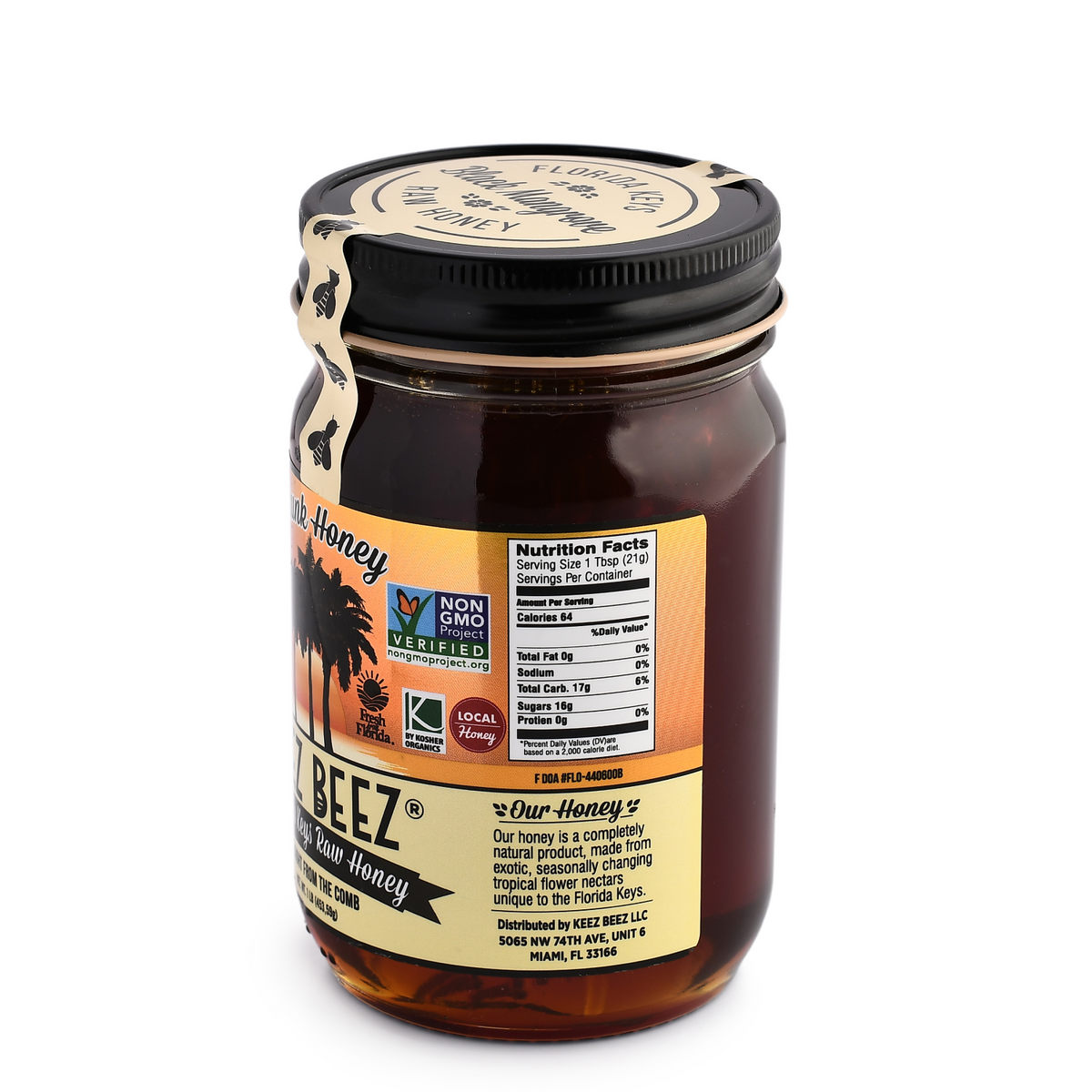 Black Mangrove Raw Honey