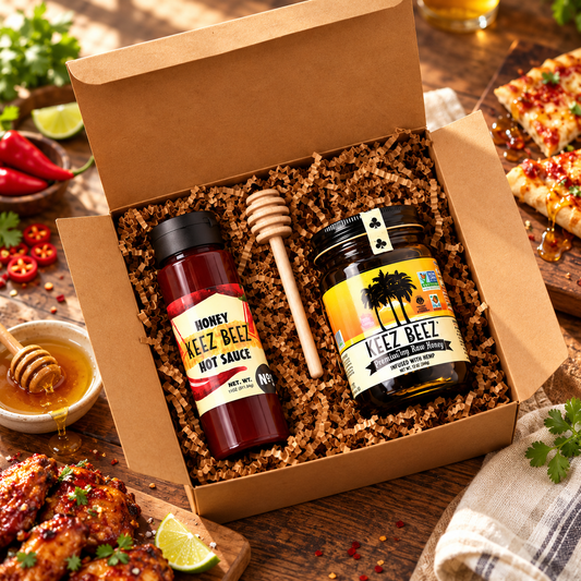 Hot Sauce + Honey Gift Box