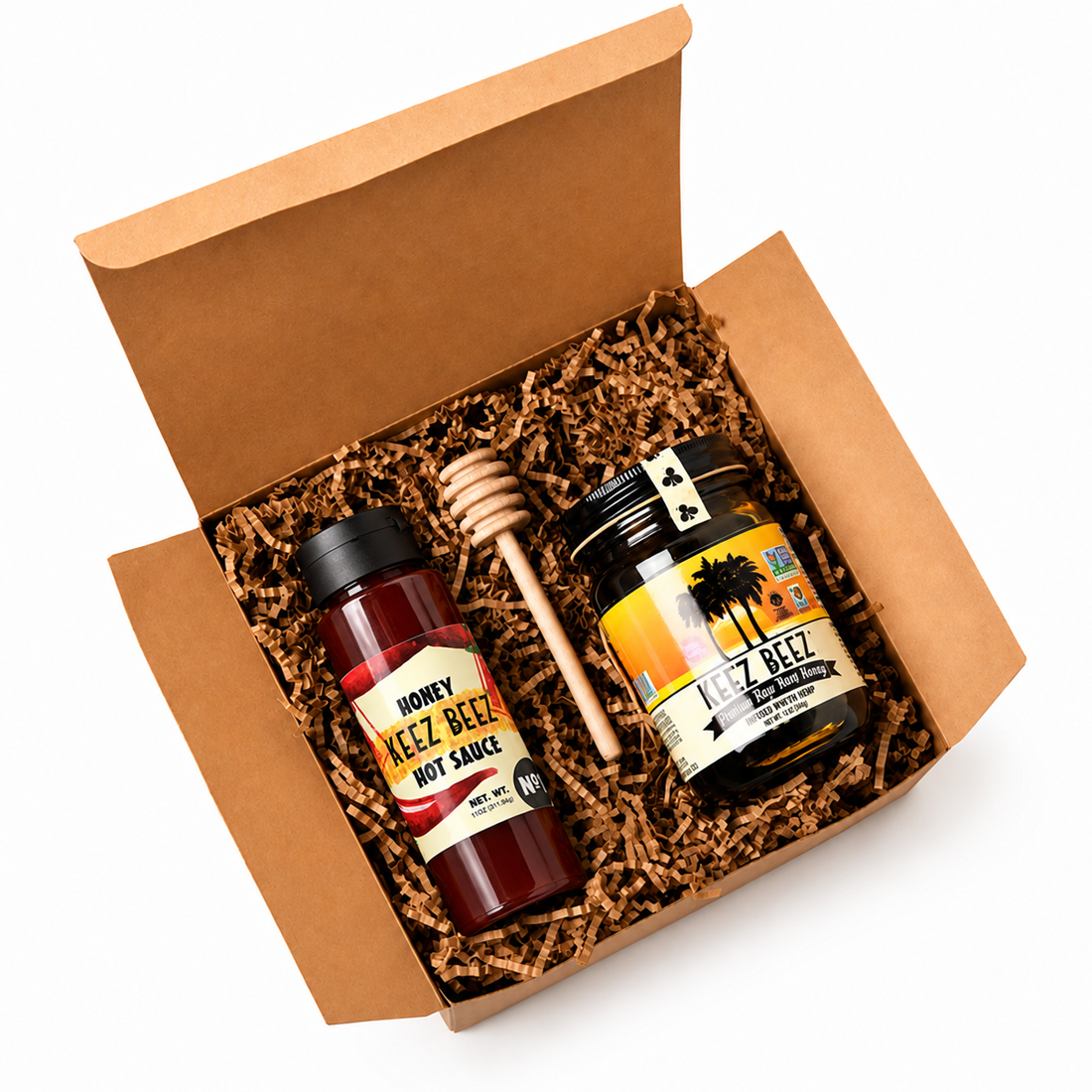 Hot Sauce + Honey Gift Box