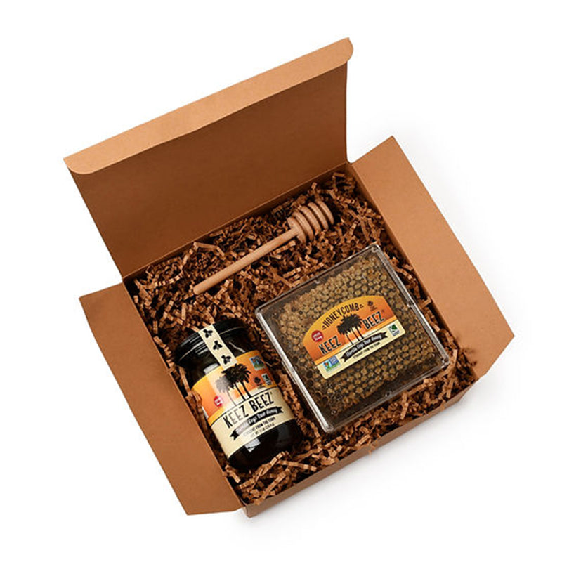 Honey Comb + Honey Gift Box