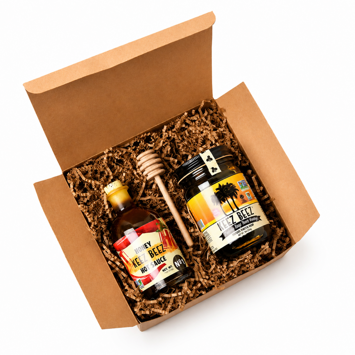 Hot Sauce + Honey Gift Box